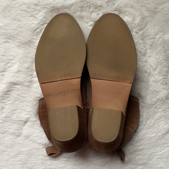 Spell | Cactus Rose Tan Suede Ankle Boots | 39 - Picture 15 of 16